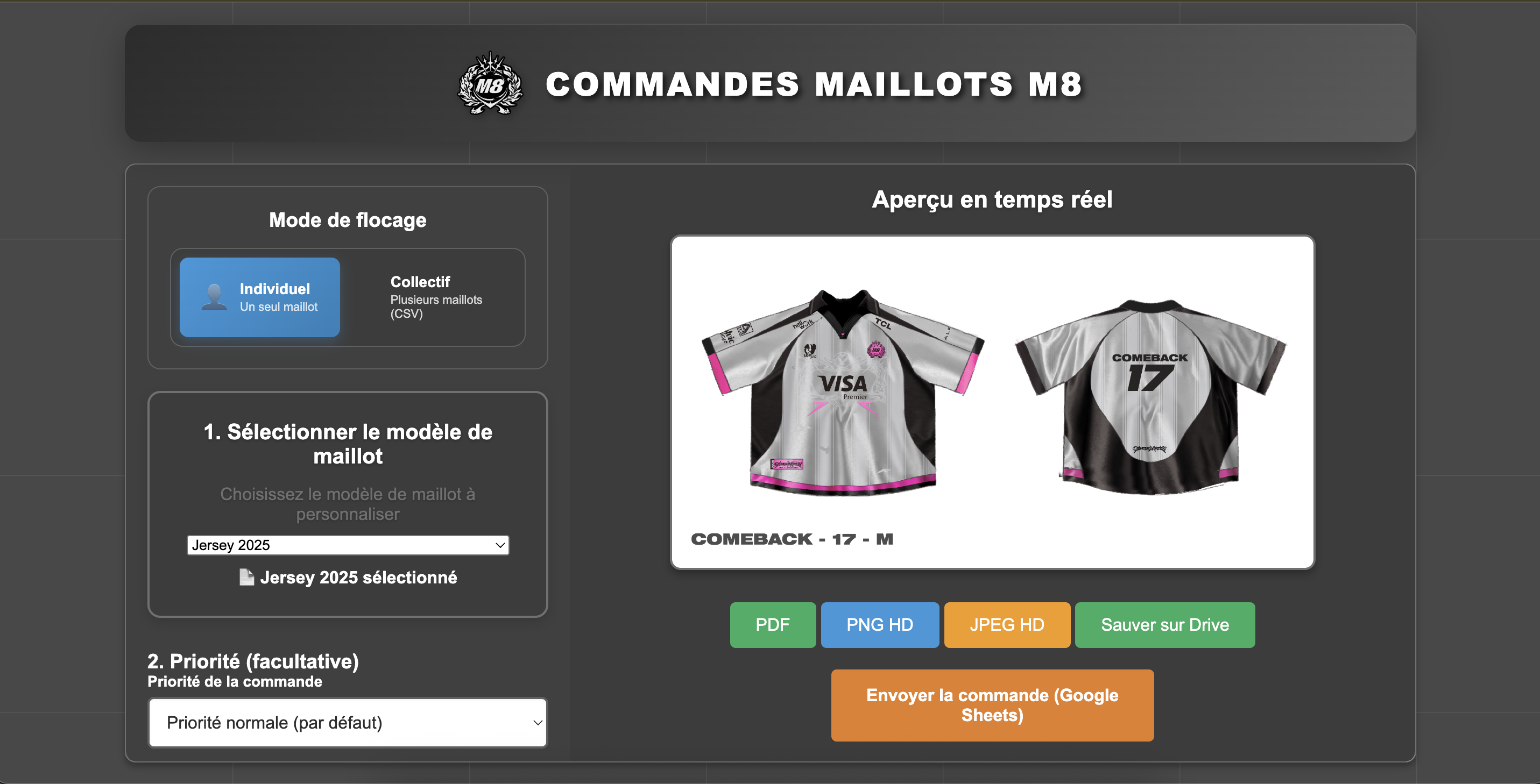 Jersey Flocking Tool